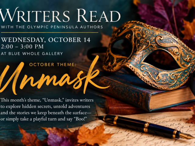 “Unmask” is Theme for October Writers Read